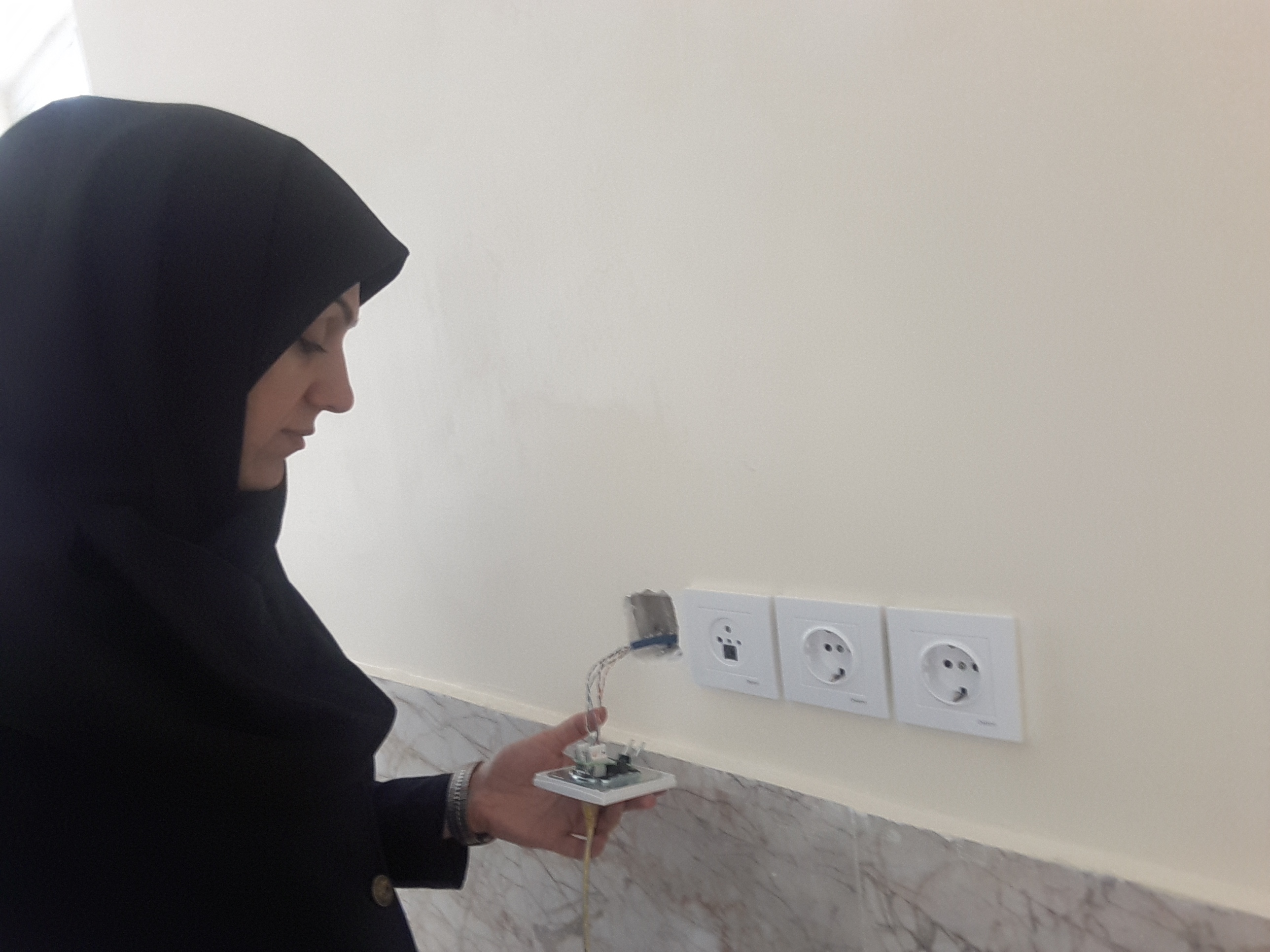 راه اندازی شبکه جدید پذیرش بیمارستان بنت الهدی